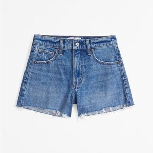 ABERCROMBIE 90s RELAXED CUTOFF SHORT HIGH RISE - size 4/27 Curve Love